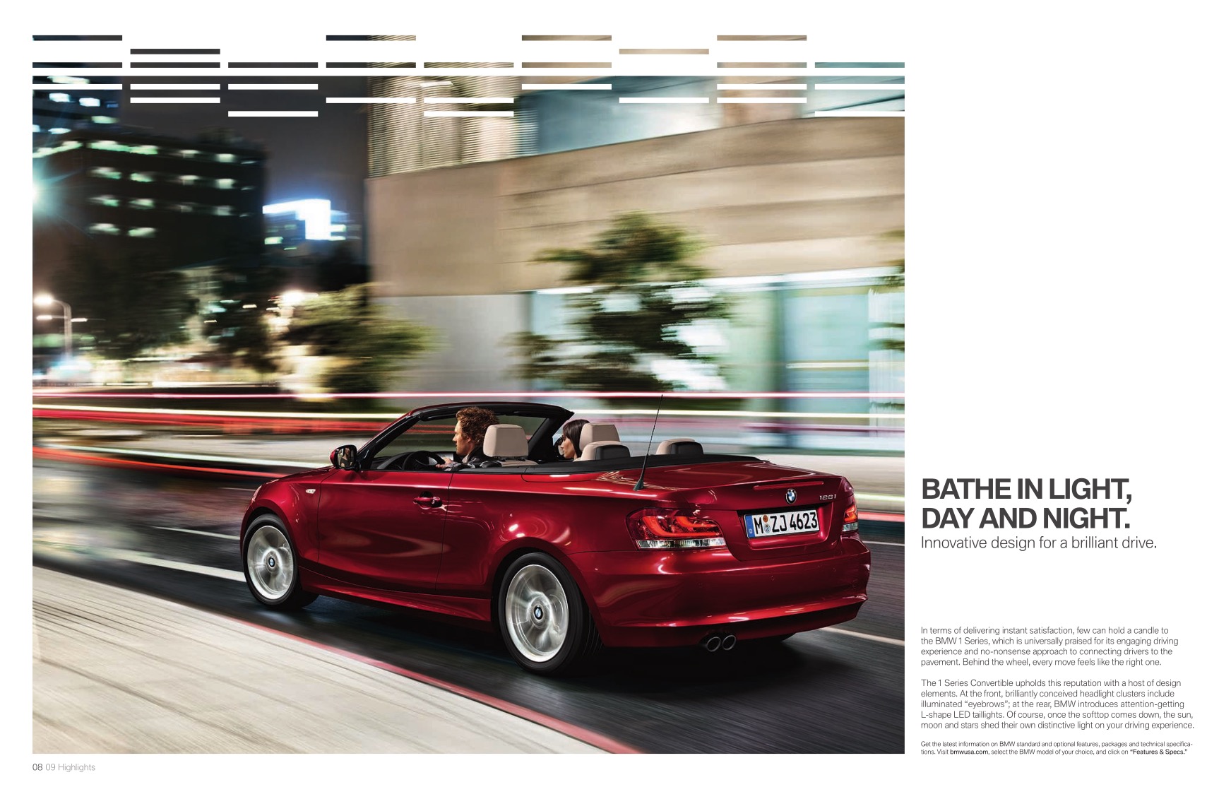 2013 BMW 1-Series Convertible Brochure Page 3